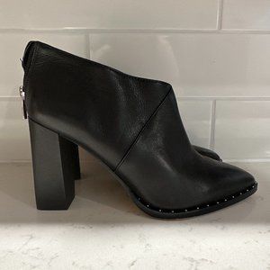 Vince Camuto Black Booties with Silver Studs